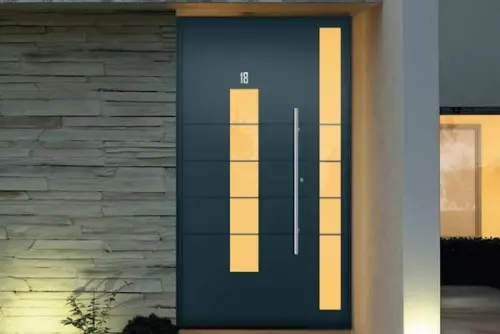 puertas de entrada Lacado de puertas exteriores